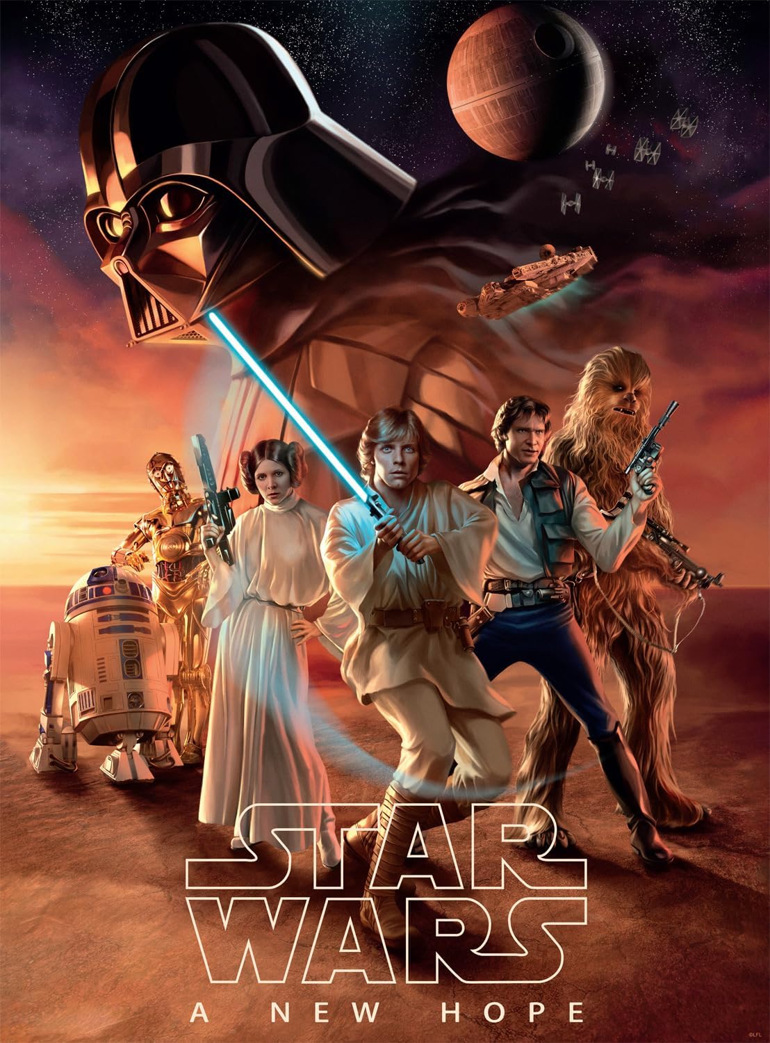 Thumbnail 1 de Buffalo Games Star Wars: The Force 1000 Piece Jigsaw Puzzle – Fine Art Collection