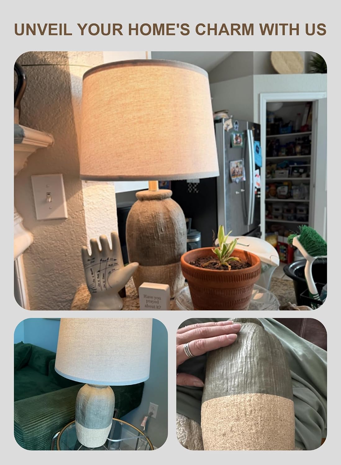 Thumbnail 6 de Vortether Ceramic Table Lamp 22.5-inch