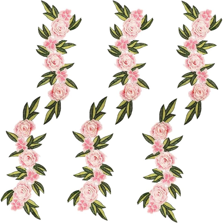 Thumbnail 6 de Embroidered Flower Appliqué Patches 15-Inch