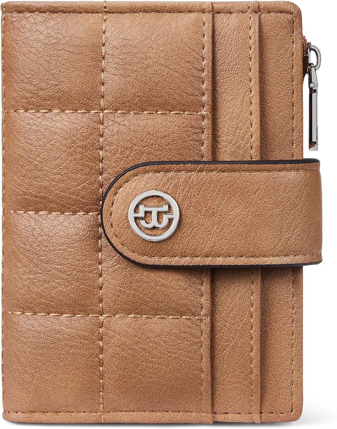 Thumbnail 6 de BOSTANTEN Small Wallet for Women: PU Leather RFID Blocking Card Holder with Zip Coin Pocket