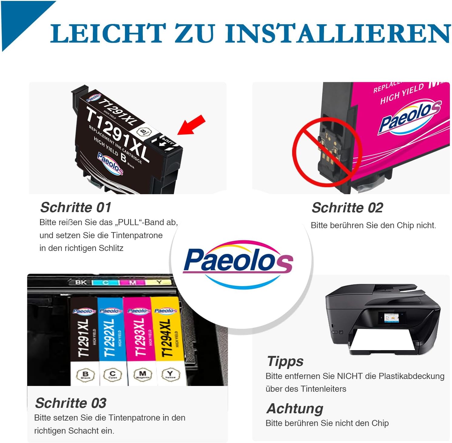 Thumbnail 4 de Paeolos T1295 Multipack, 600 Seiten für Epson