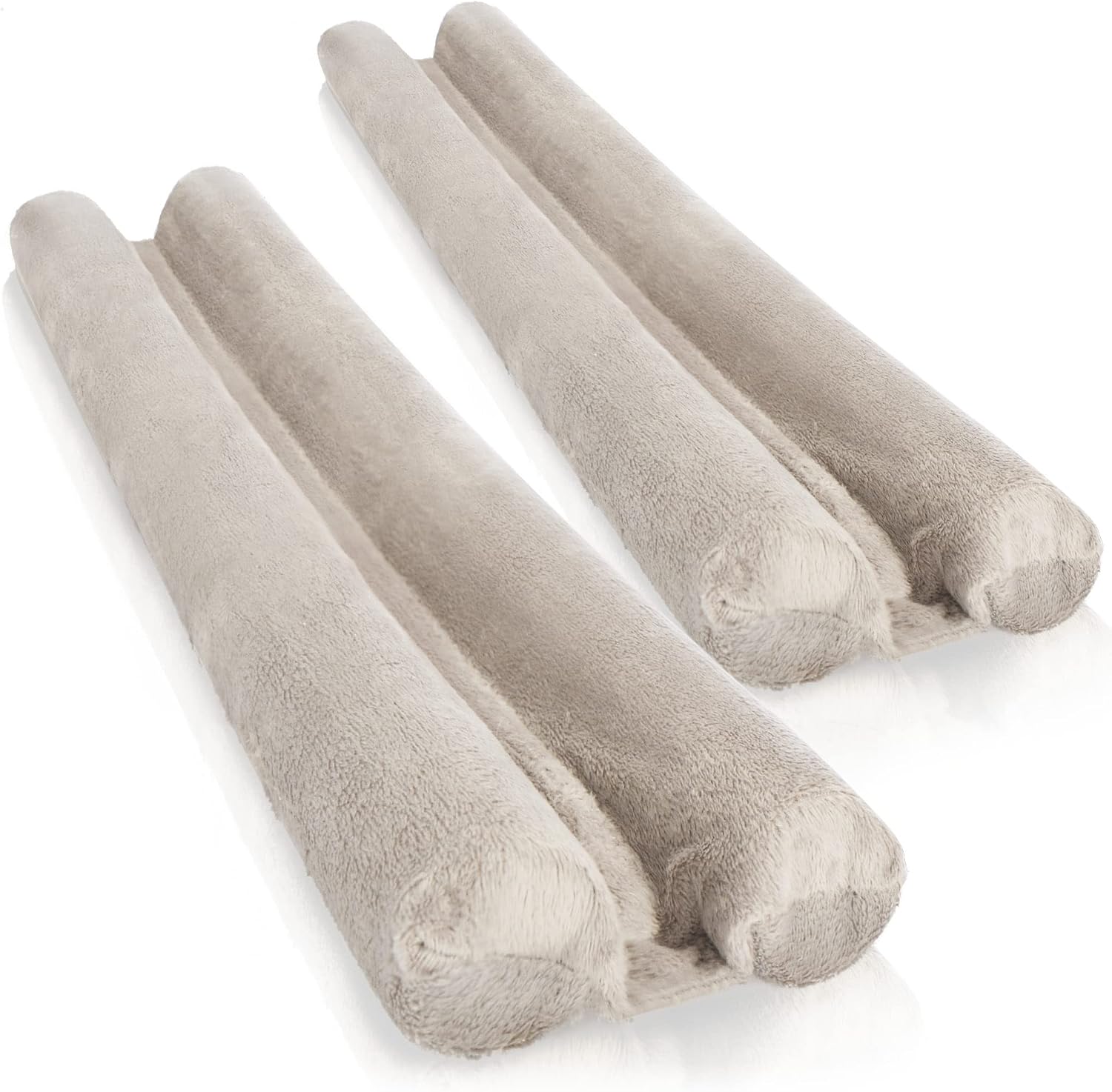 COM-FOUR 2X Coupe-Vent pour la Porte – Joint Bas en Microfibre avec Double Joint