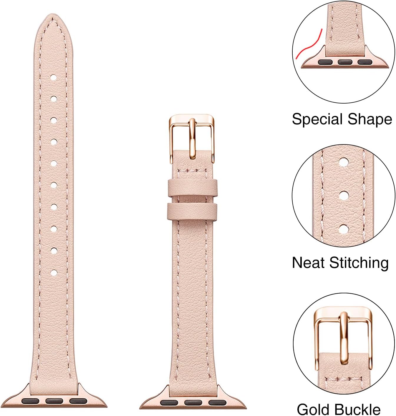 Thumbnail 2 de SUNFWR Leather Strap for Apple Watch 42–45mm