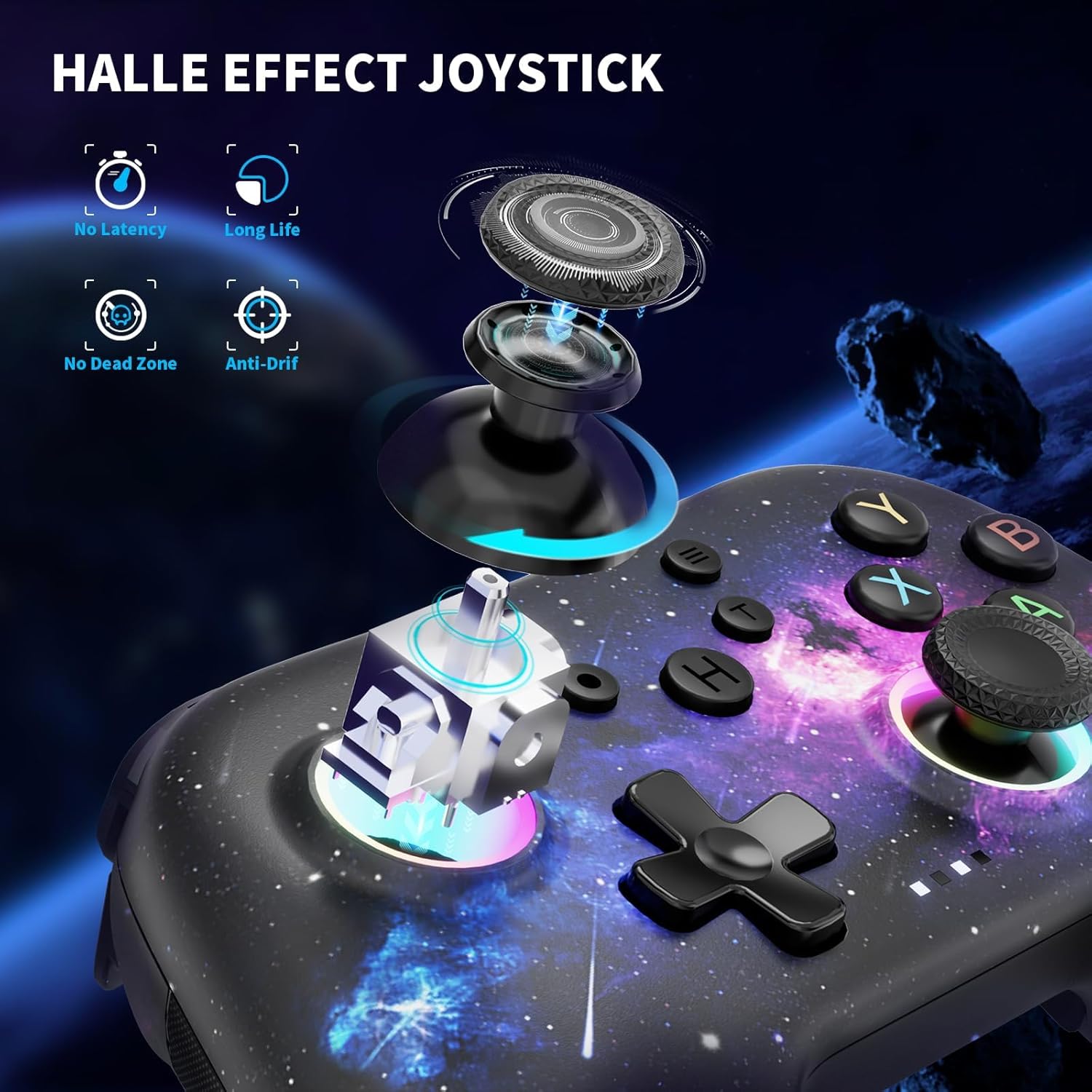 Detalle 2 de AceGamer Pluto Wireless Controller 1000Hz Polling