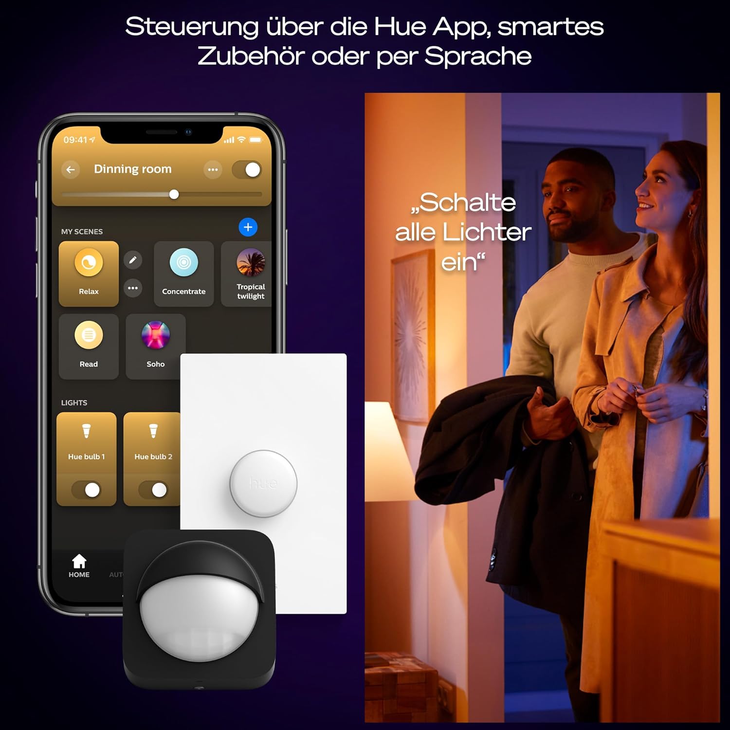 Thumbnail 5 de Philips Hue Devote Smart LED-Panel 30 cm