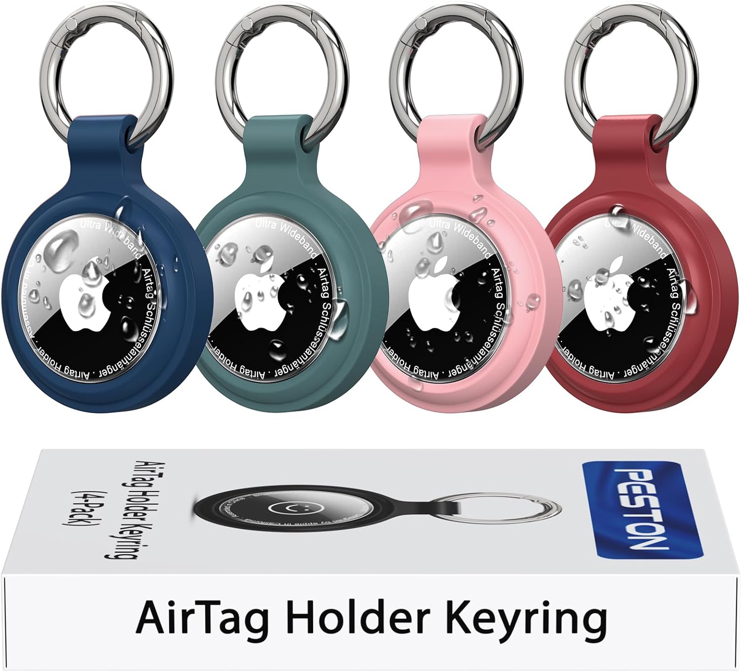 PESTON Étui AirTag lot de 4 🔑