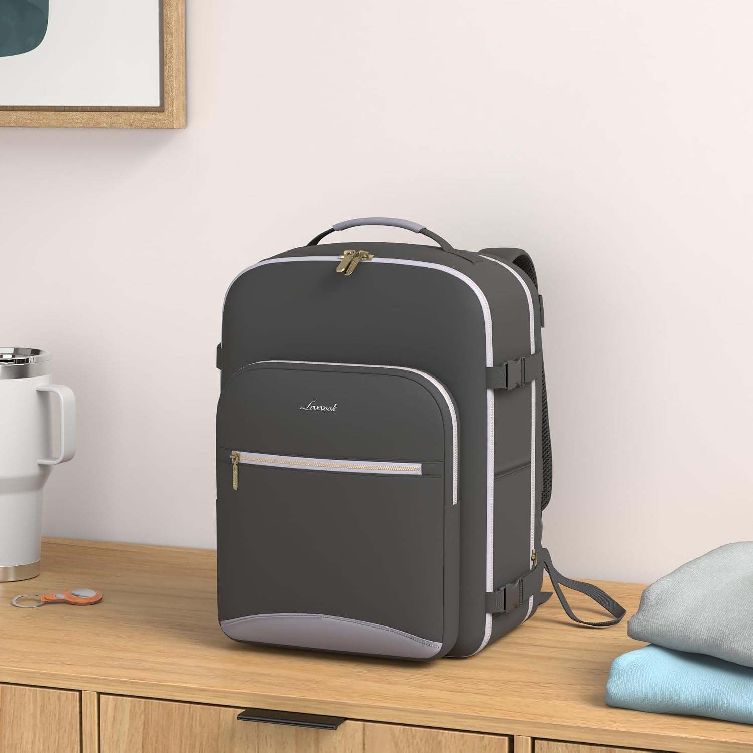 Thumbnail 1 de LOVEVOOK Handgepäck Reiserucksack 40L