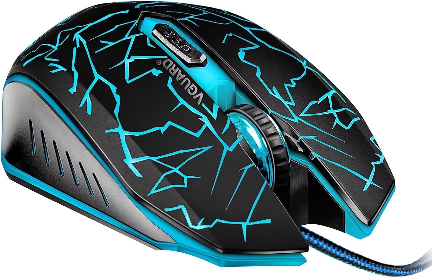 Thumbnail 4 de VGUARD Gaming Maus (kabelgebunden) mit 6 Tasten und 4 DPI-Stufen, optisch – schwarz