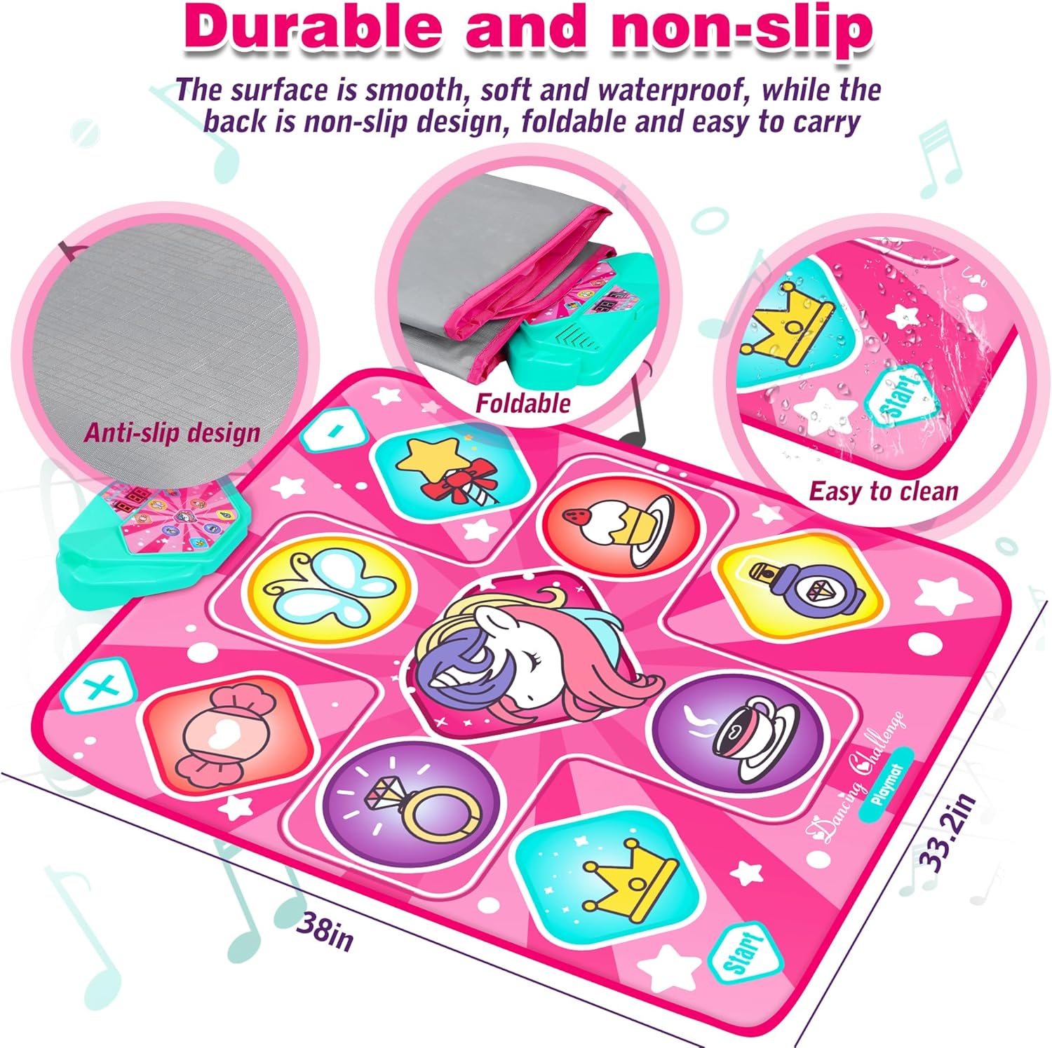 Thumbnail 2 de Kusntin Unicorn Dance Mat 5 Modes