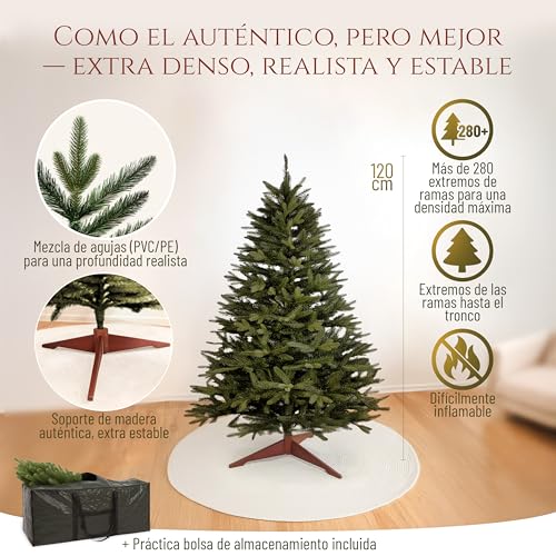 Detalle de Sapin de Noël Artificiel Pure Living 120 cm ⚡