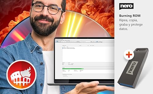 Detalle de Nero Burning ROM en USB Stick (El original) para grabar, copiar y respaldar en Windows
