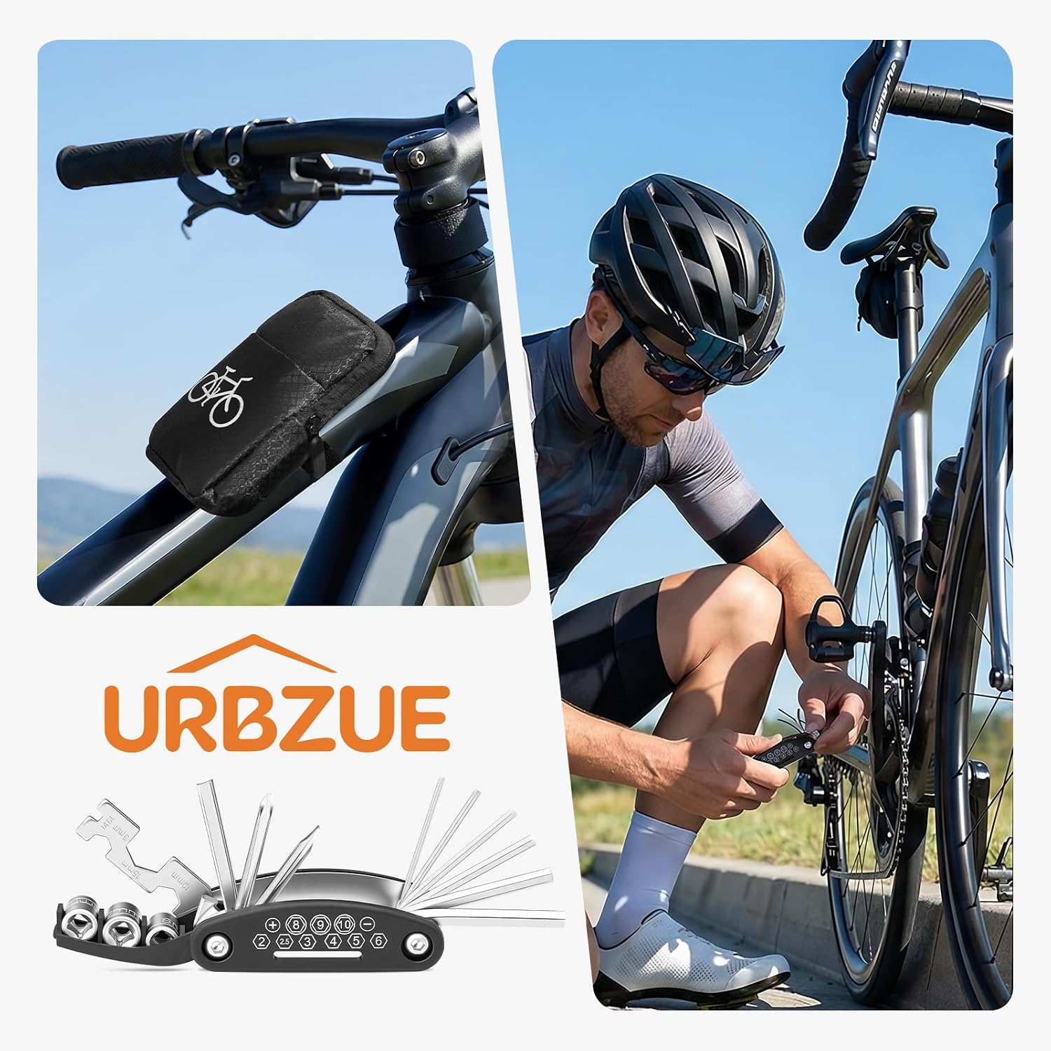 Thumbnail 6 de All-in-One Bike Tool Kit & Puncture Repair Kit: A Practical Pocket Fix-It for Road, MTB & BMX