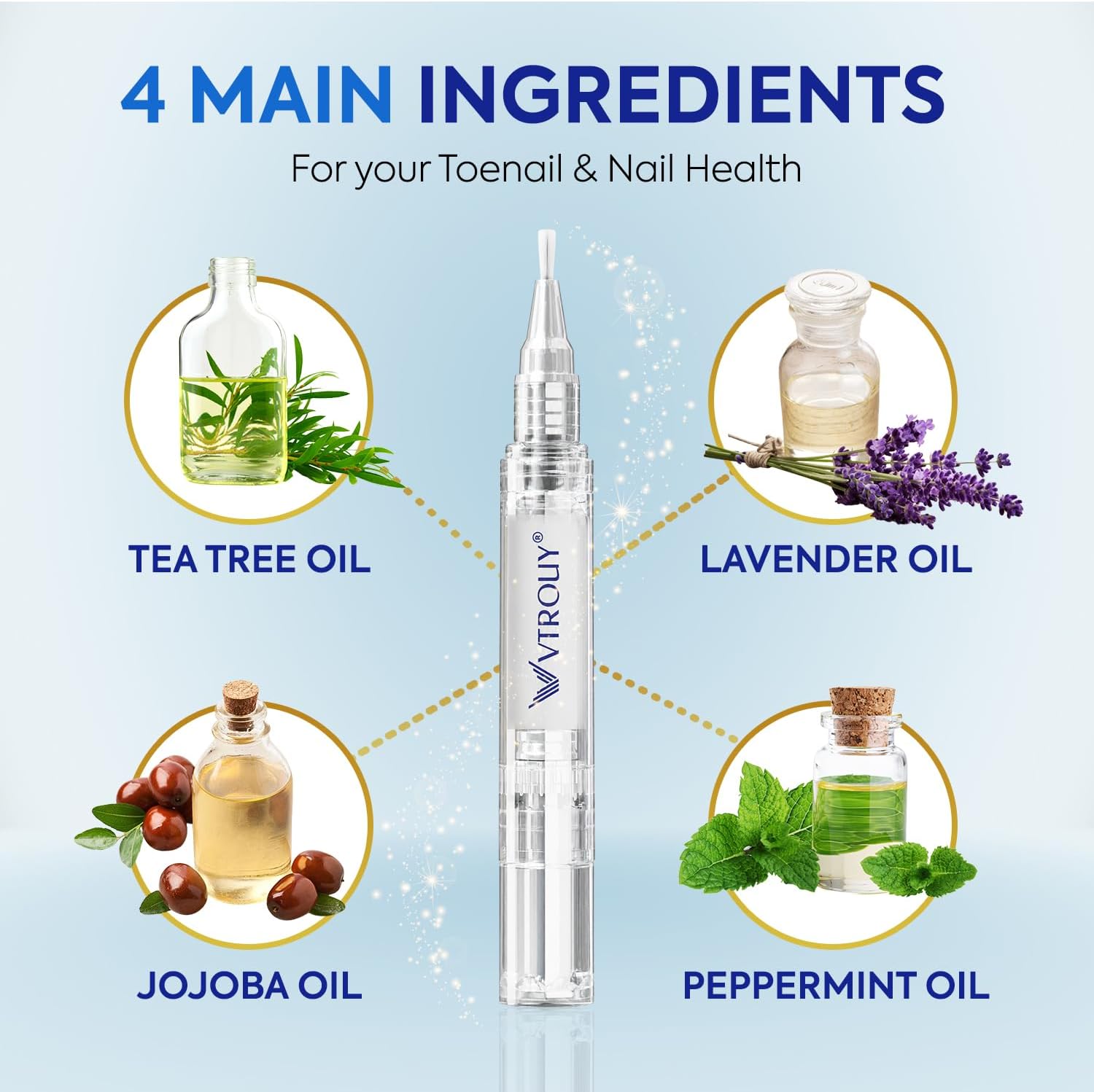 Detalle de Toenail fungus treatment pen with 25% undecylenic acid