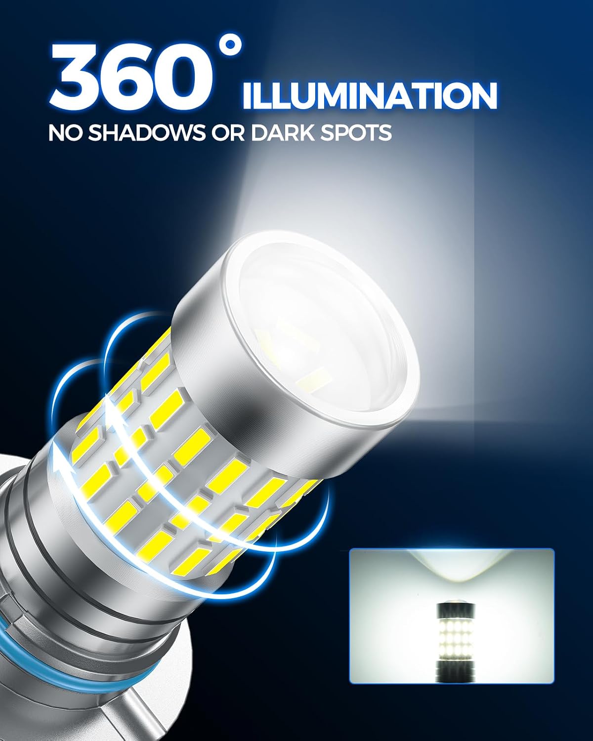 Thumbnail 6 de Marsauto LED fog light bulbs H10