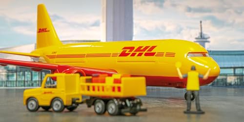 Thumbnail 6 de SIKU 1702 DHL Avion cargo – Modèle réduit avec chariot et accessoires