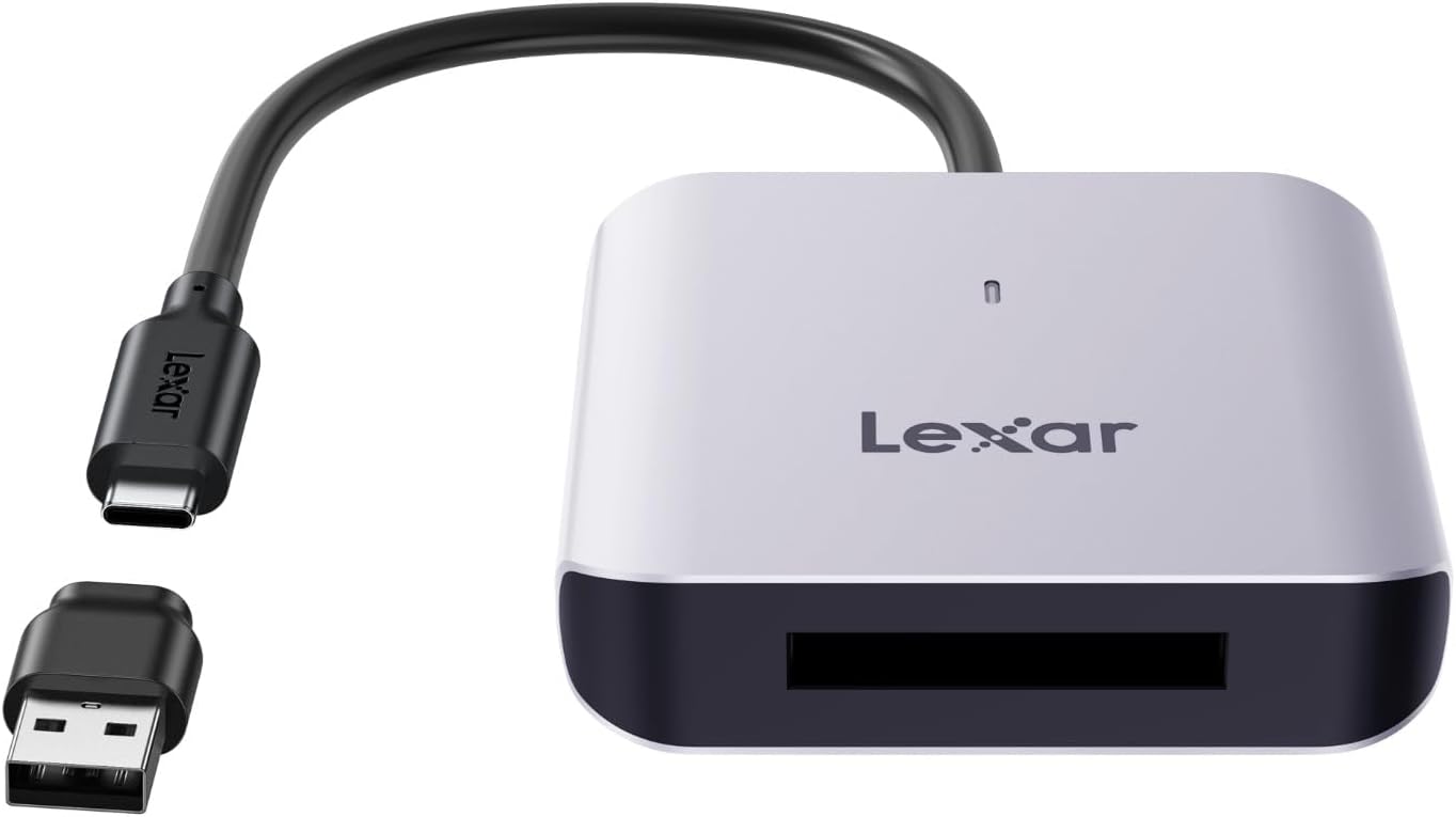 Thumbnail 6 de Lexar RW510 lettore CFexpress Tipo B con USB 3.2 Gen 2 fino a 10 Gbps e cavo USB-C integrato