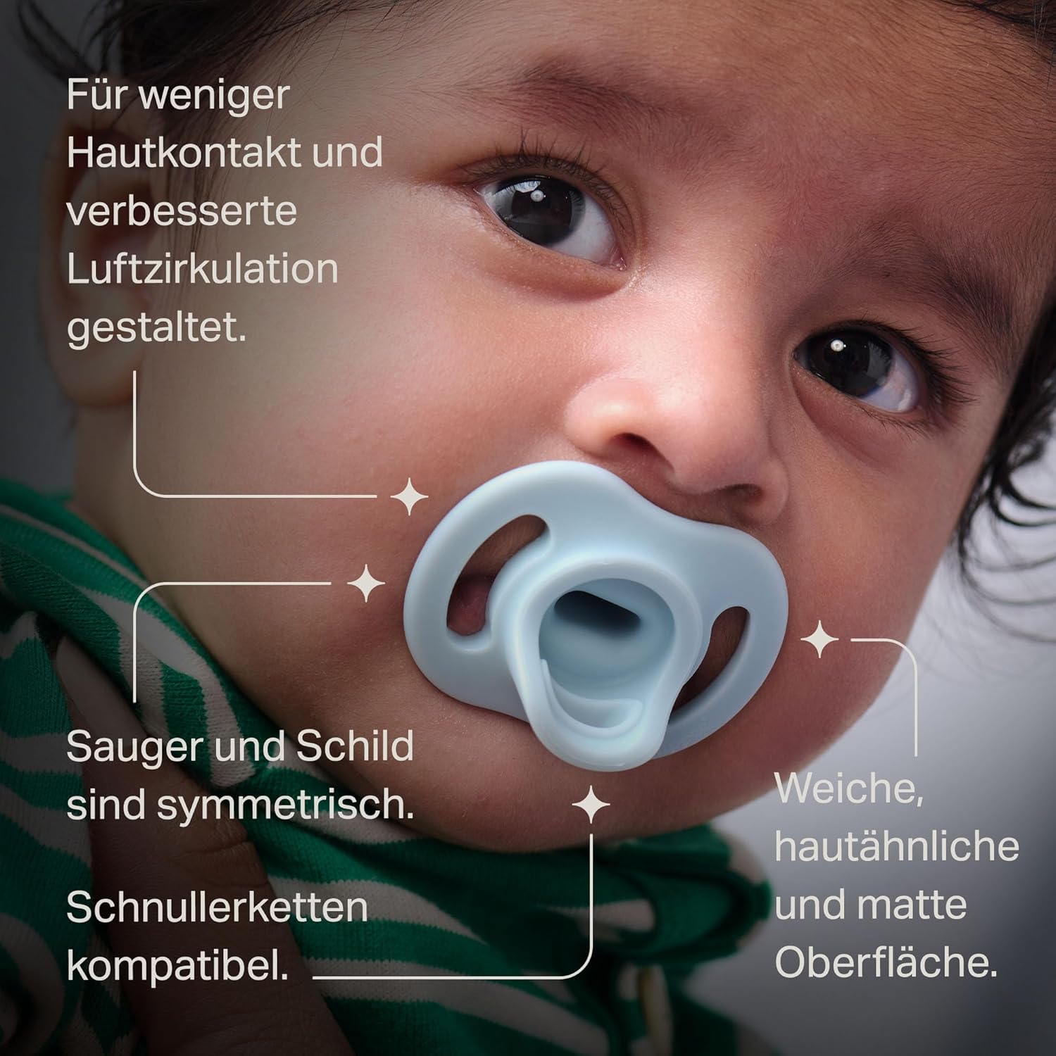 Thumbnail 2 de Tommee Tippee Ultraleichter StayPut 0-6m Schnuller