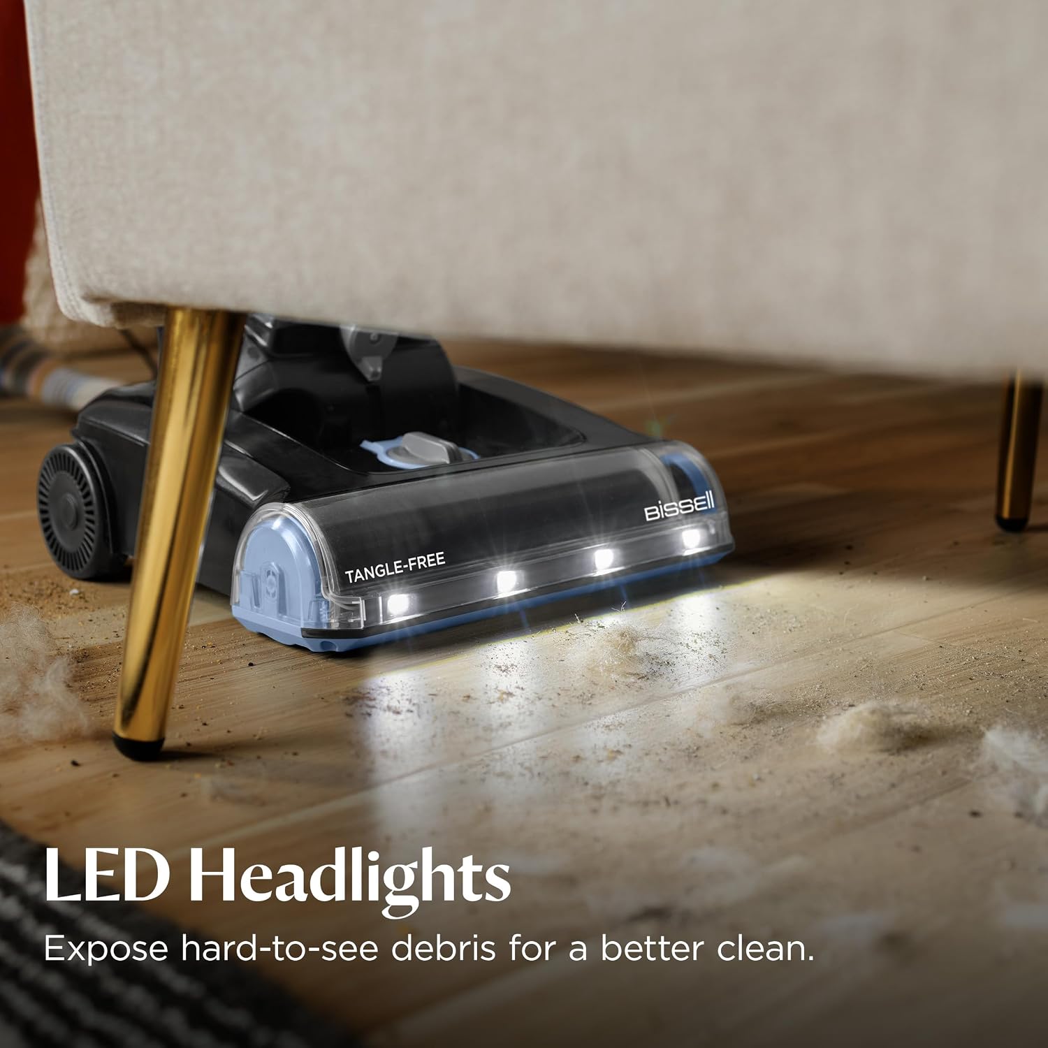 Detalle 2 de Bissell CleanView Max Tangle-Free Rewind with LED Headlights, 4073L ⚙