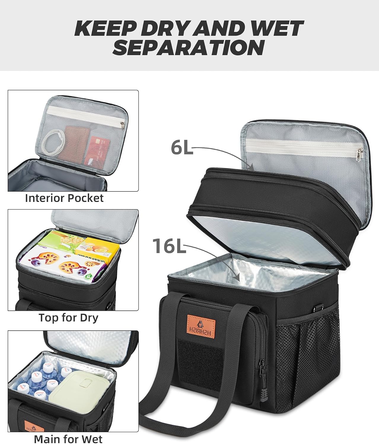 Thumbnail 2 de HSHRISH Expandable Large Tactical Lunch Box for Adults
