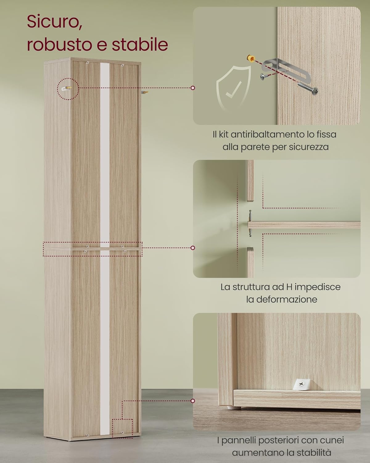 Thumbnail 6 de VASAGLE Libreria a 6 ripiani LBC167L01: spazio regolabile e stile minimalista per casa e ufficio