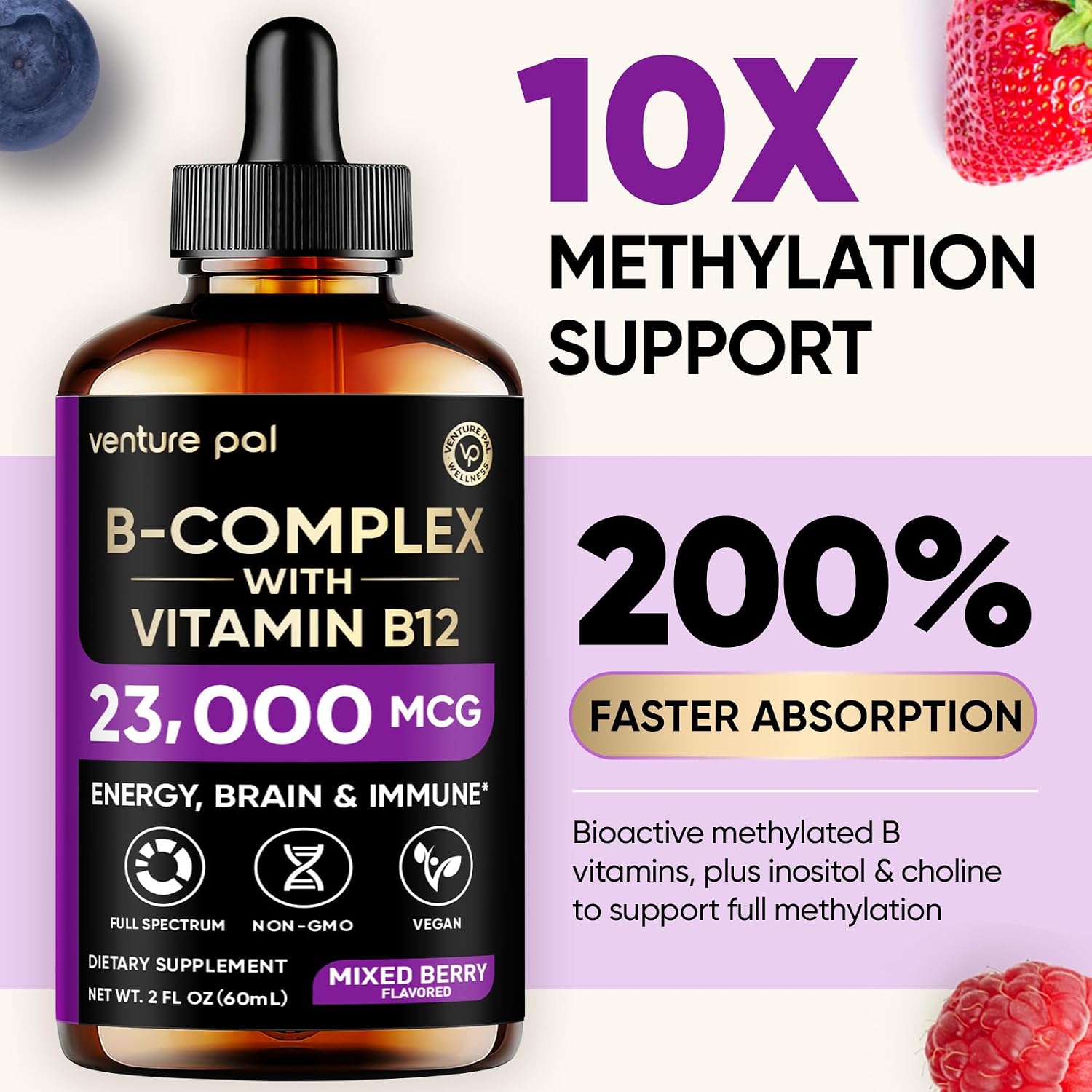 Thumbnail 2 de Venture Pal Vitamin B Complex Liquid Drops, 2 oz