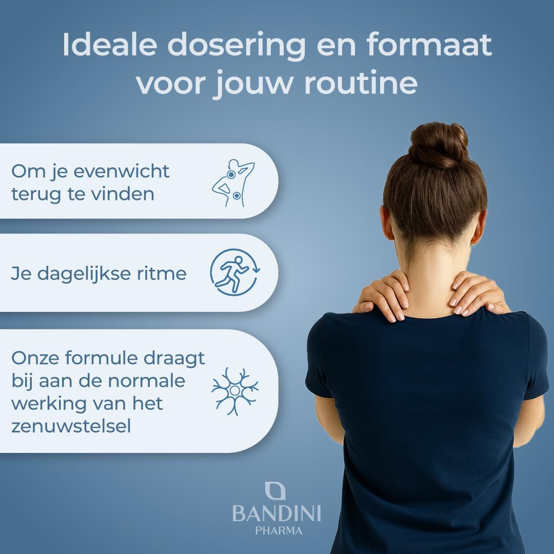 Detalle de Bandini Magnesiumtauraat 2.000 mg, 120 vegan capsules, 160 mg elementair magnesium