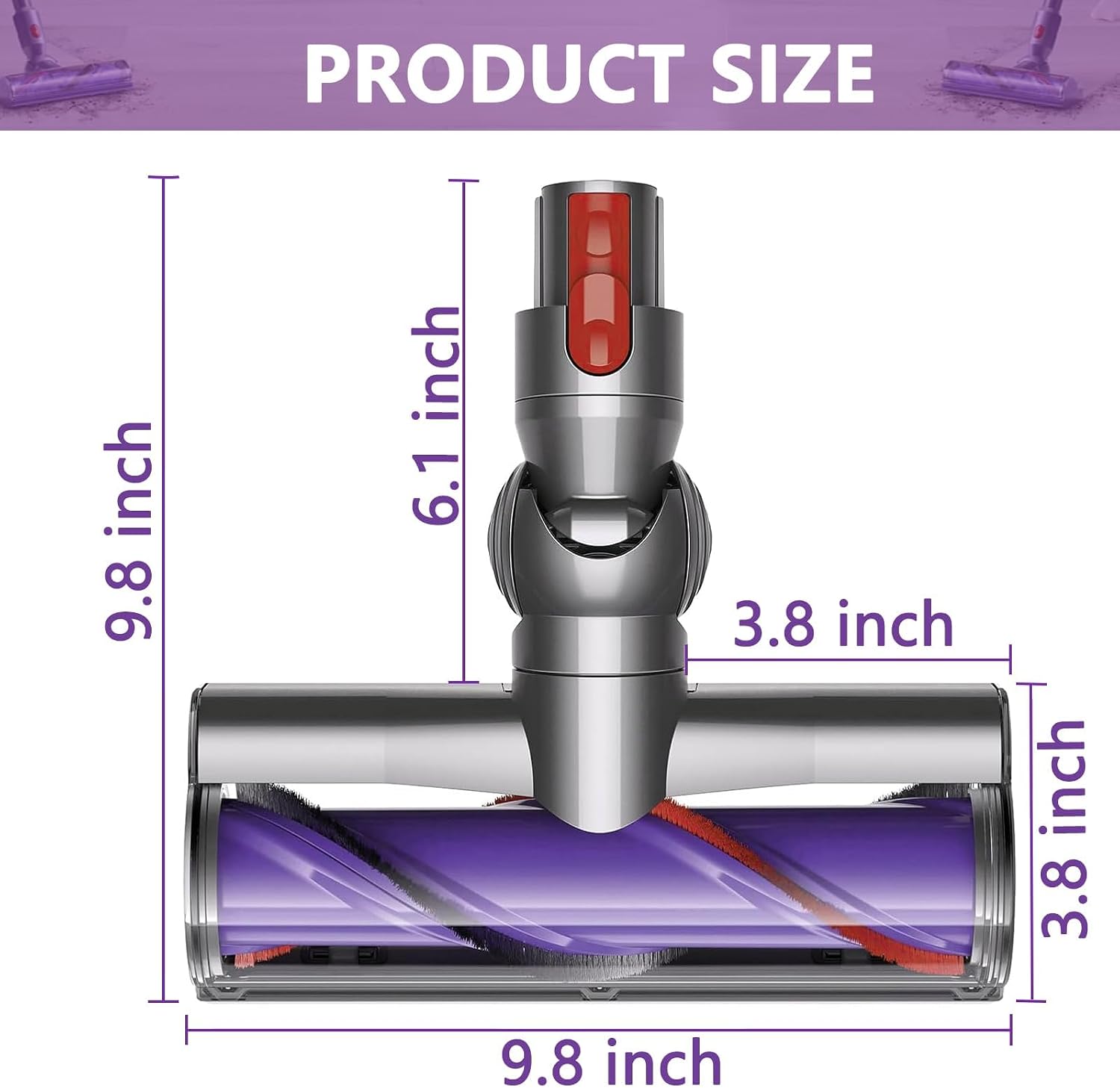 Detalle 2 de YMJOGGUX Turbobürste 50 W für Dyson V7