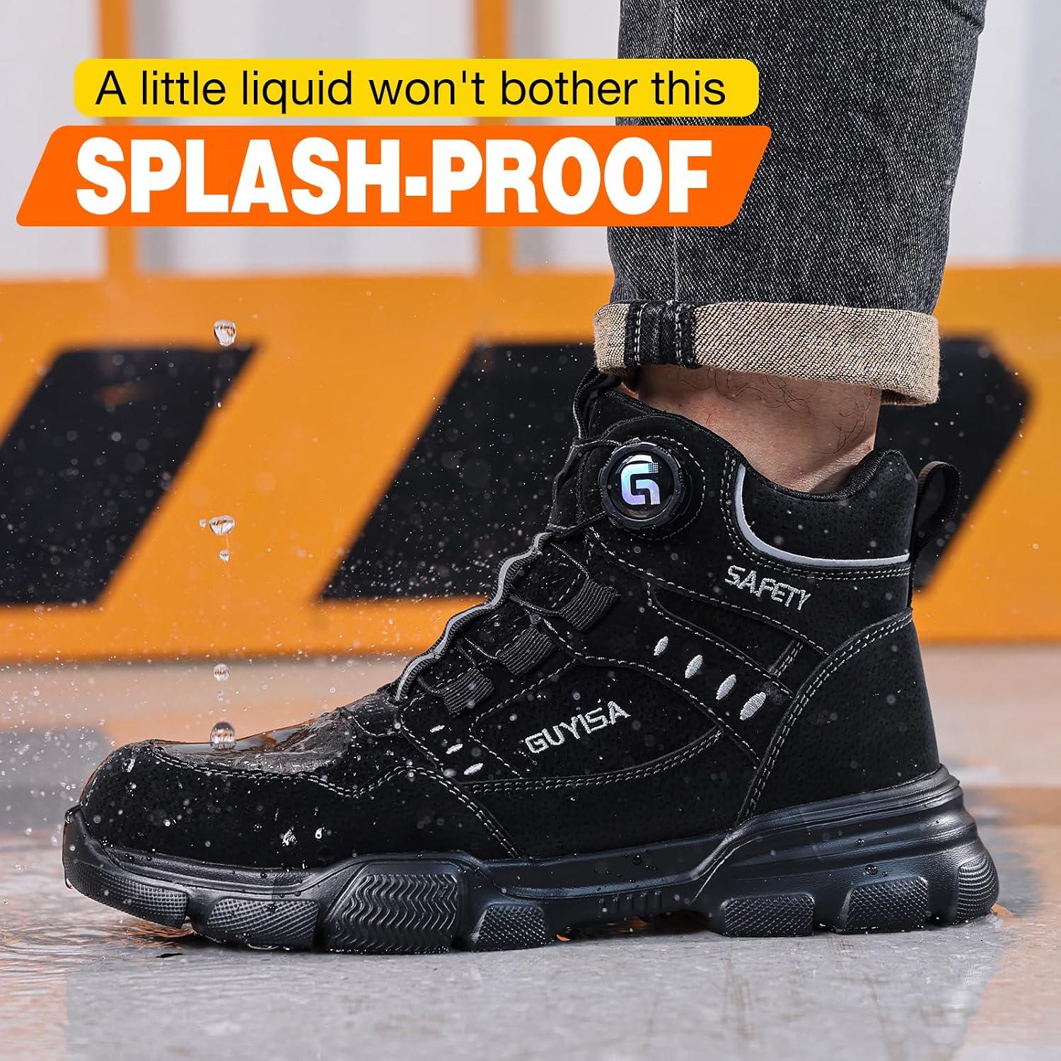 Thumbnail 5 de GUSAYEX Steel Toe Safety Boots 1 Pair