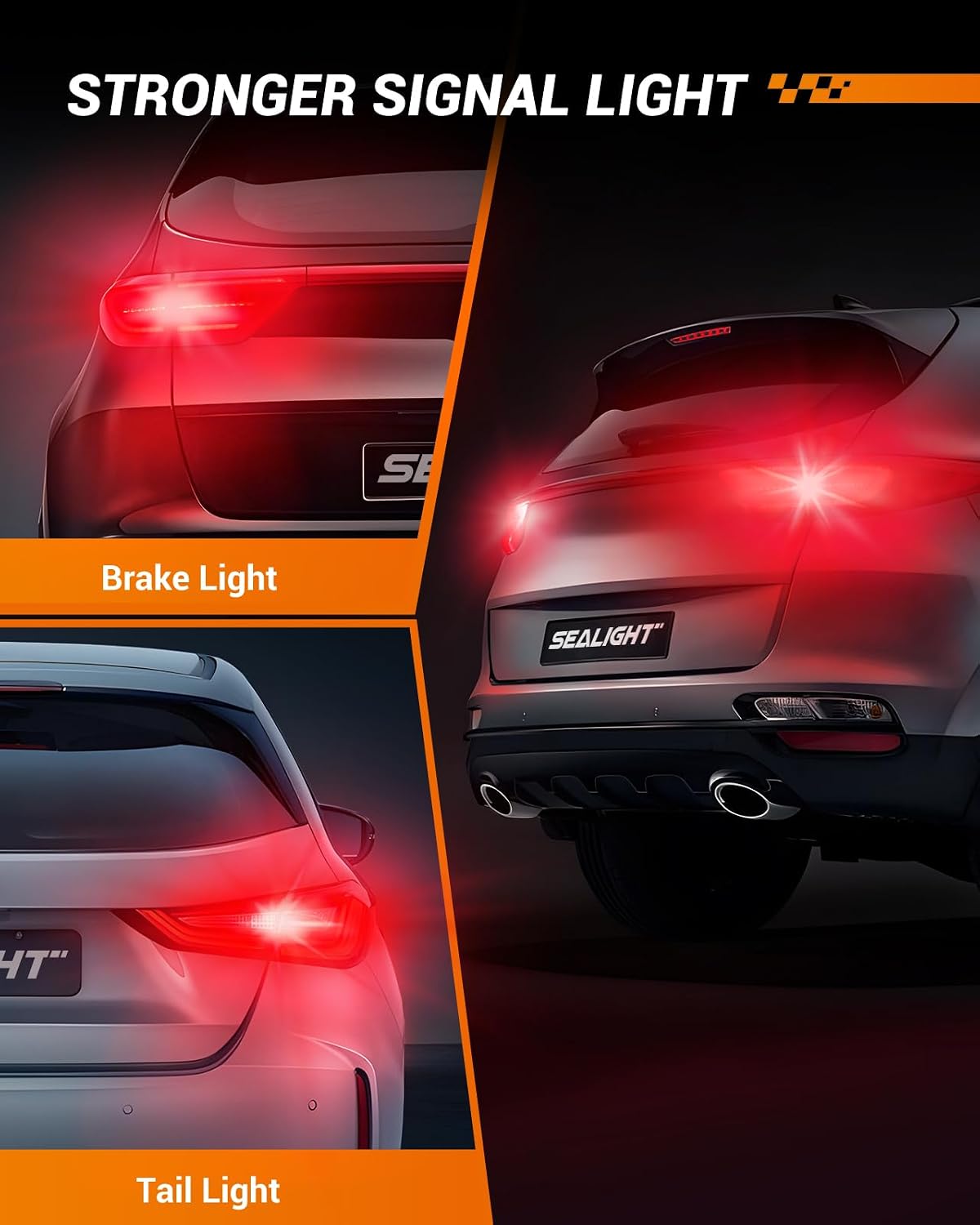 Thumbnail 1 de SEALIGHT 3157 LED Red Brake Bulb 50,000h
