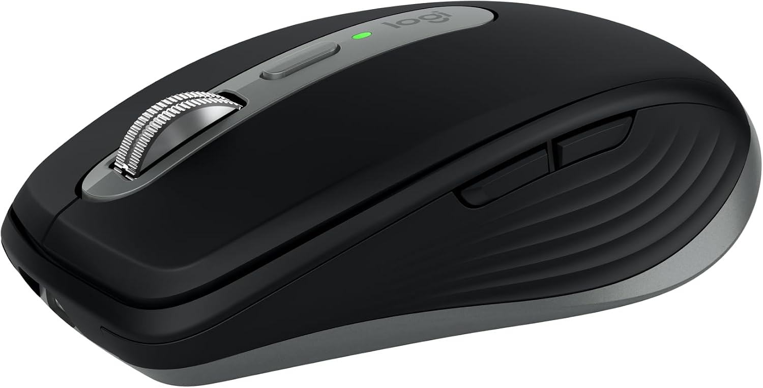Detalle de Logitech MX Anywhere 3S for Mac 910-006945 Wireless Mouse, 8K DPI, Space Gray