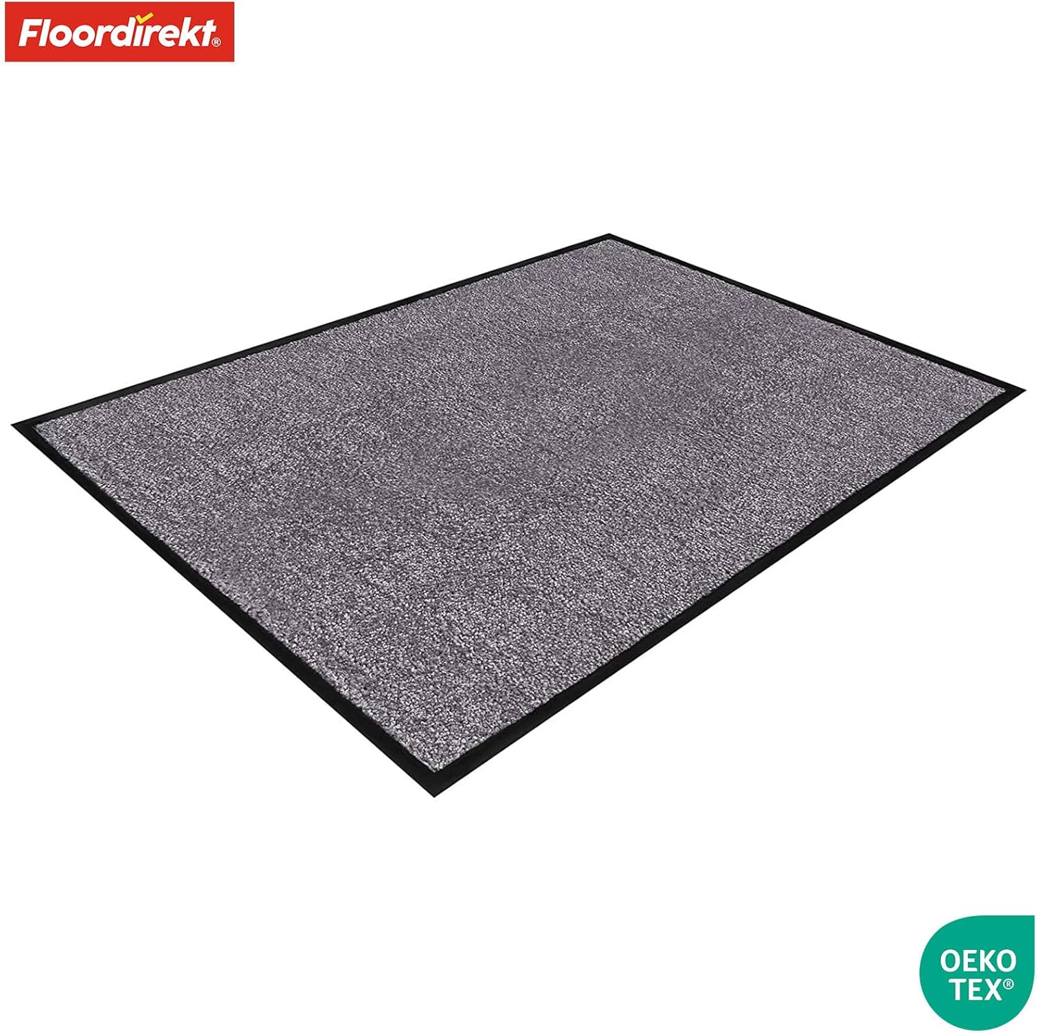 Thumbnail 6 de Floordirekt Rhine Schmutzfangmatte – waschbar, rutschfeste Rückseite, 90 x 120 cm, Grau (Sparrow)
