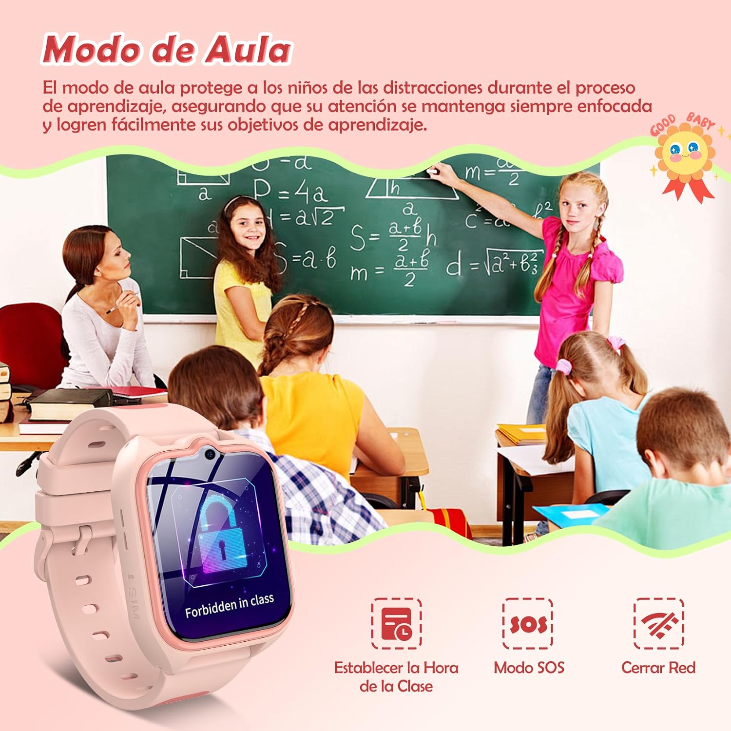 Thumbnail 4 de Baolubao Reloj Inteligente Niñas 4G: videollamadas, GPS y seguridad para pequeños exploradores