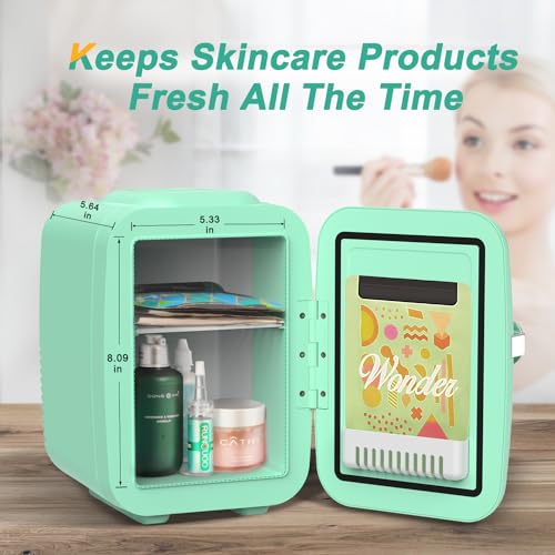 Thumbnail 3 de CROWNFUL Mini Fridge 4 Liter: Portable Cooler and Warmer for Skin Care, Cosmetics and Snacks