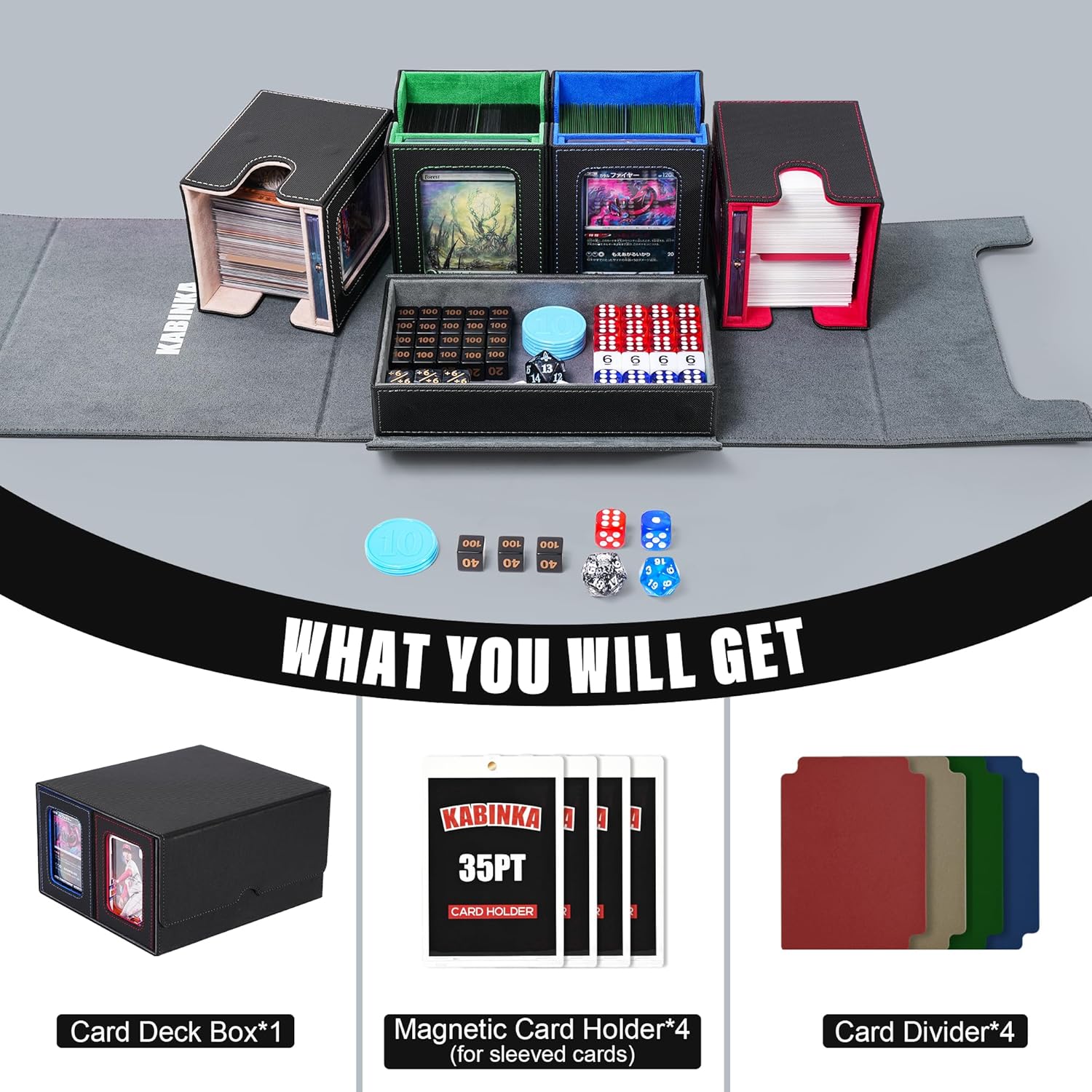Thumbnail 4 de Kabinka Card Deck Box Fits 400+ Cards