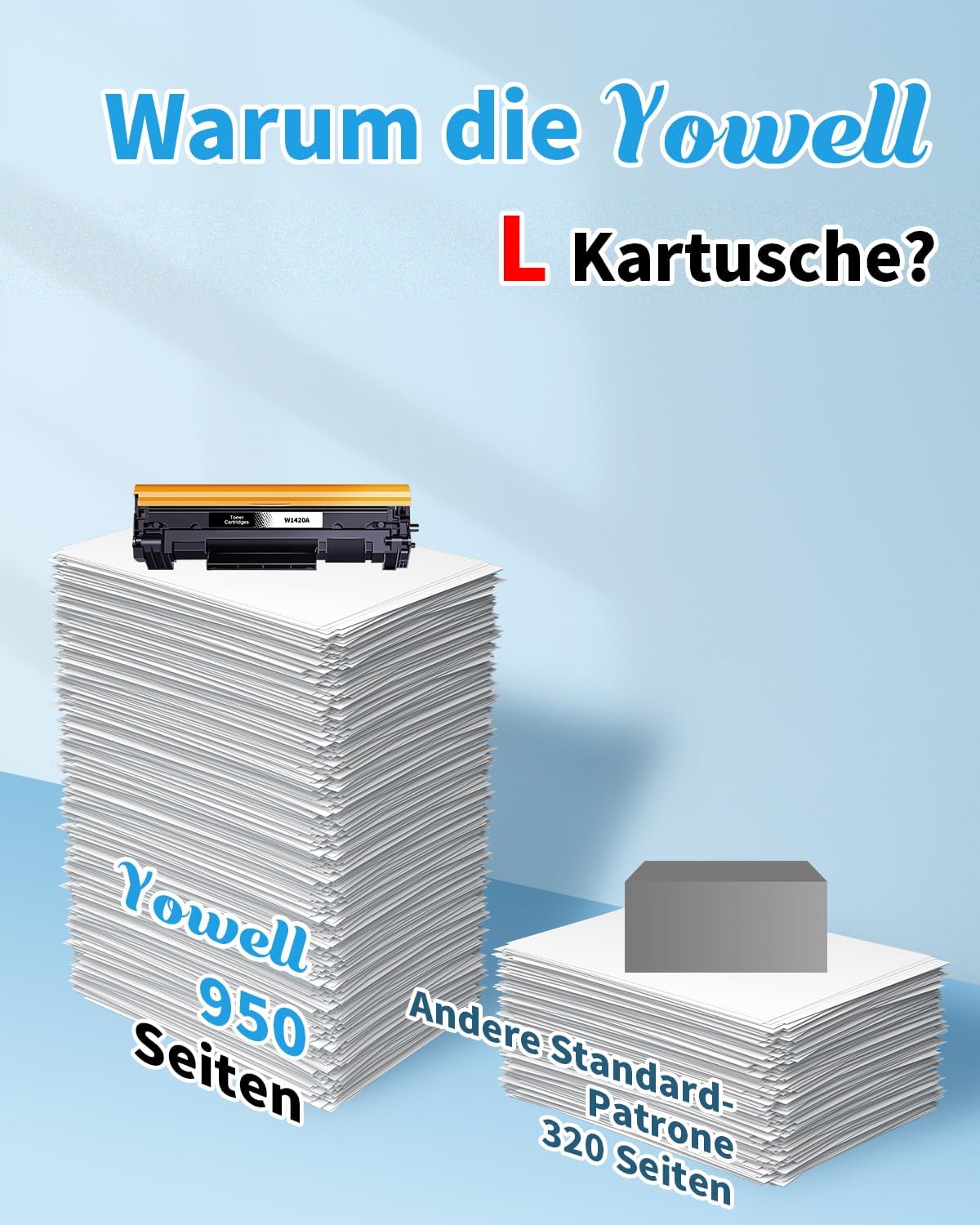Thumbnail 4 de Yowell 142A W1420A Tonerkartusche 950 Seiten 🖨