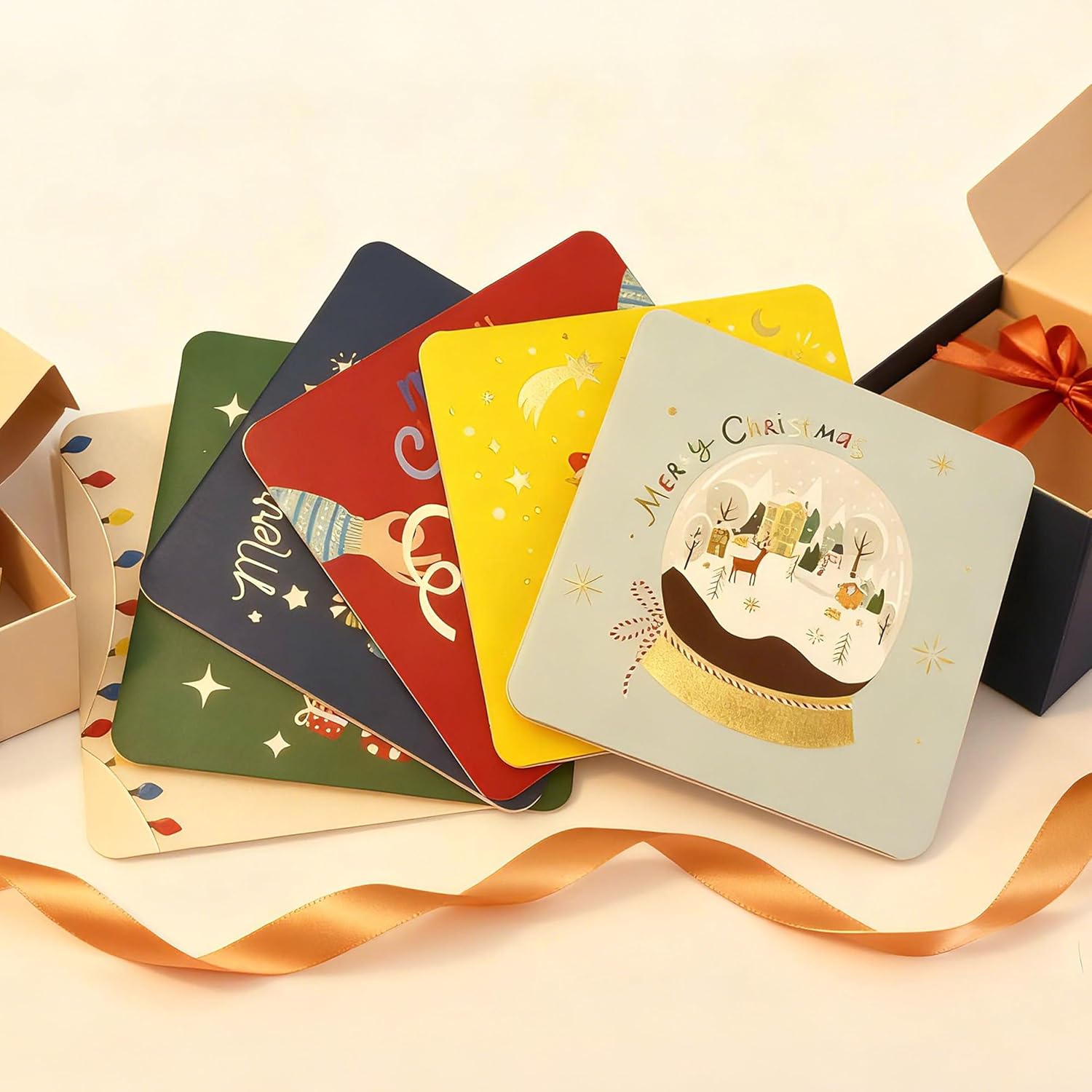 Thumbnail 4 de Xcdhemde Set di 6 Biglietti Natale 3D Pop-up con Buste e Adesivi