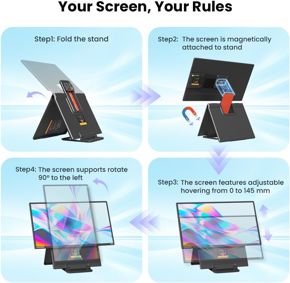 Thumbnail 5 de Hyangin 2025 24 Inch Portable Monitor