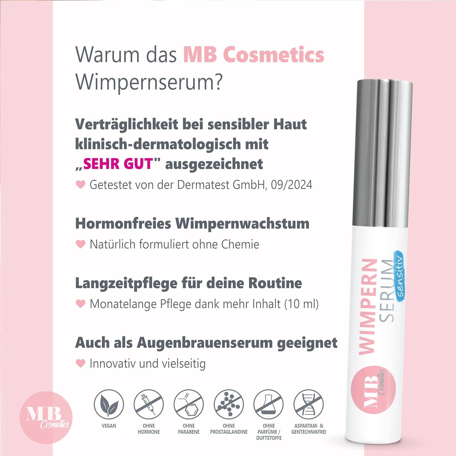 Thumbnail 6 de Wimpernserum sensitiv vegan 10 ml đ