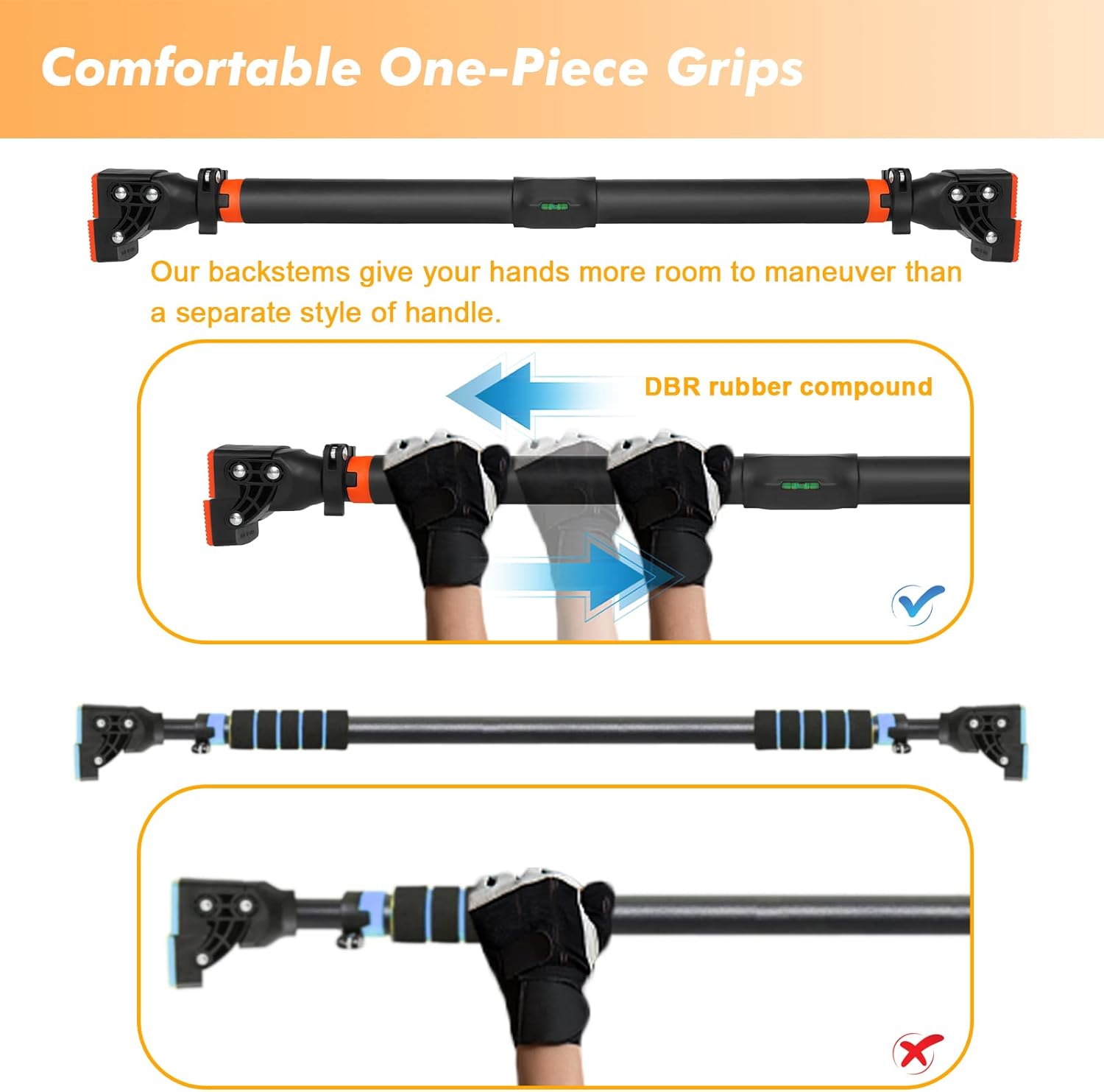Detalle 2 de Door Frame Pull Up Bar 200 kg for Home Workouts 💪