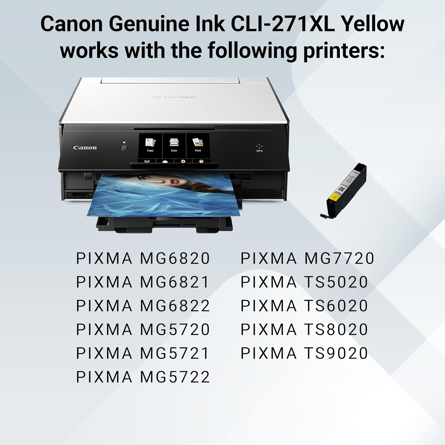 Detalle de Canon Yellow Ink Cartridge CLI-271XL