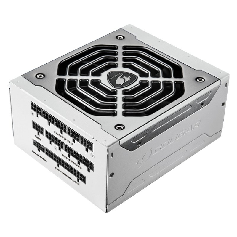 Detalle de Cougar Polar X2 1200W PCIe 5.0 Platinum – fuente modular eficiente y silenciosa para PC de alto rendimiento