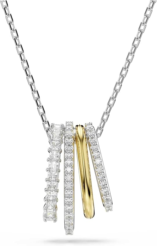 Thumbnail 5 de Swarovski Hyperbola colgante blanco oro rosa