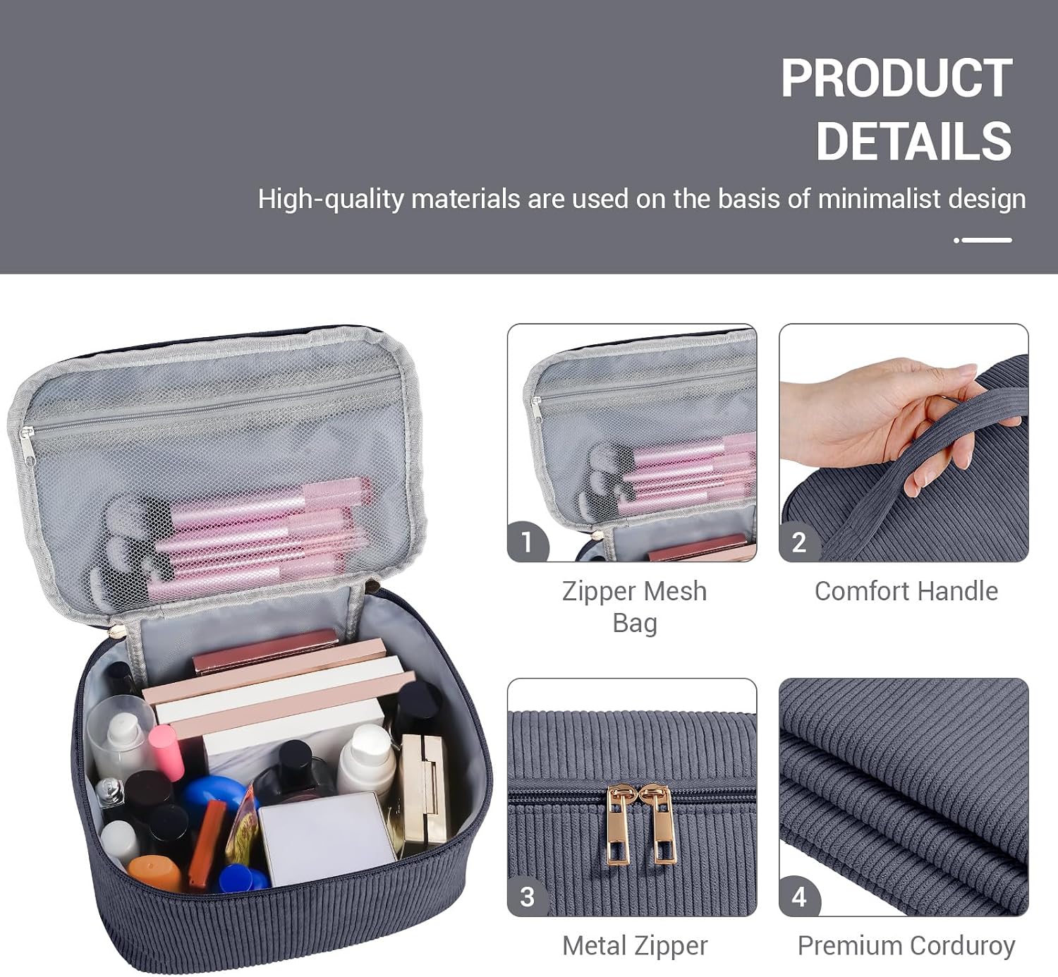 Detalle de MAGEFY Kosmetiktasche 3er-Set