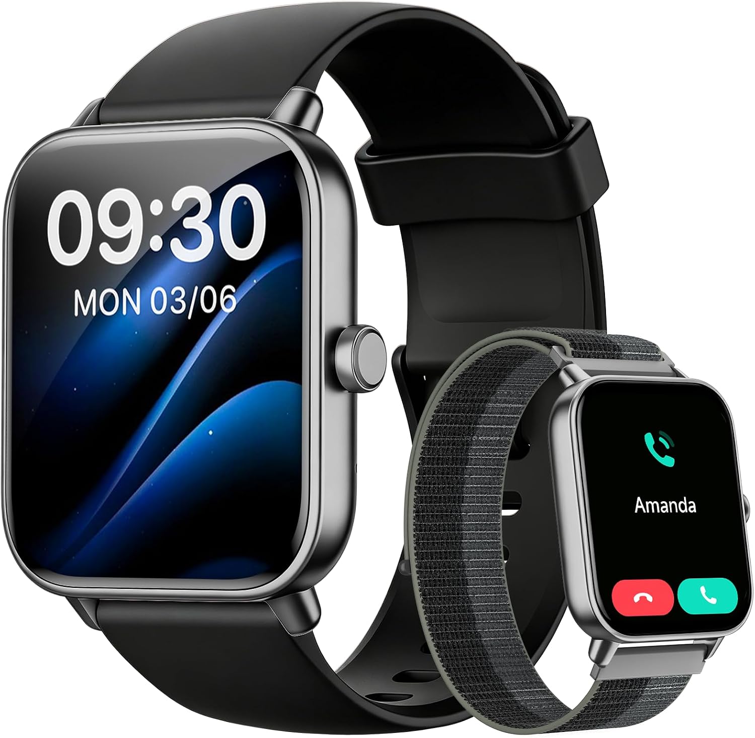 Detalle de Gydom Smart Watch for Men & Women with Bluetooth Calling, Alexa Built-in, 1.8" HD Display