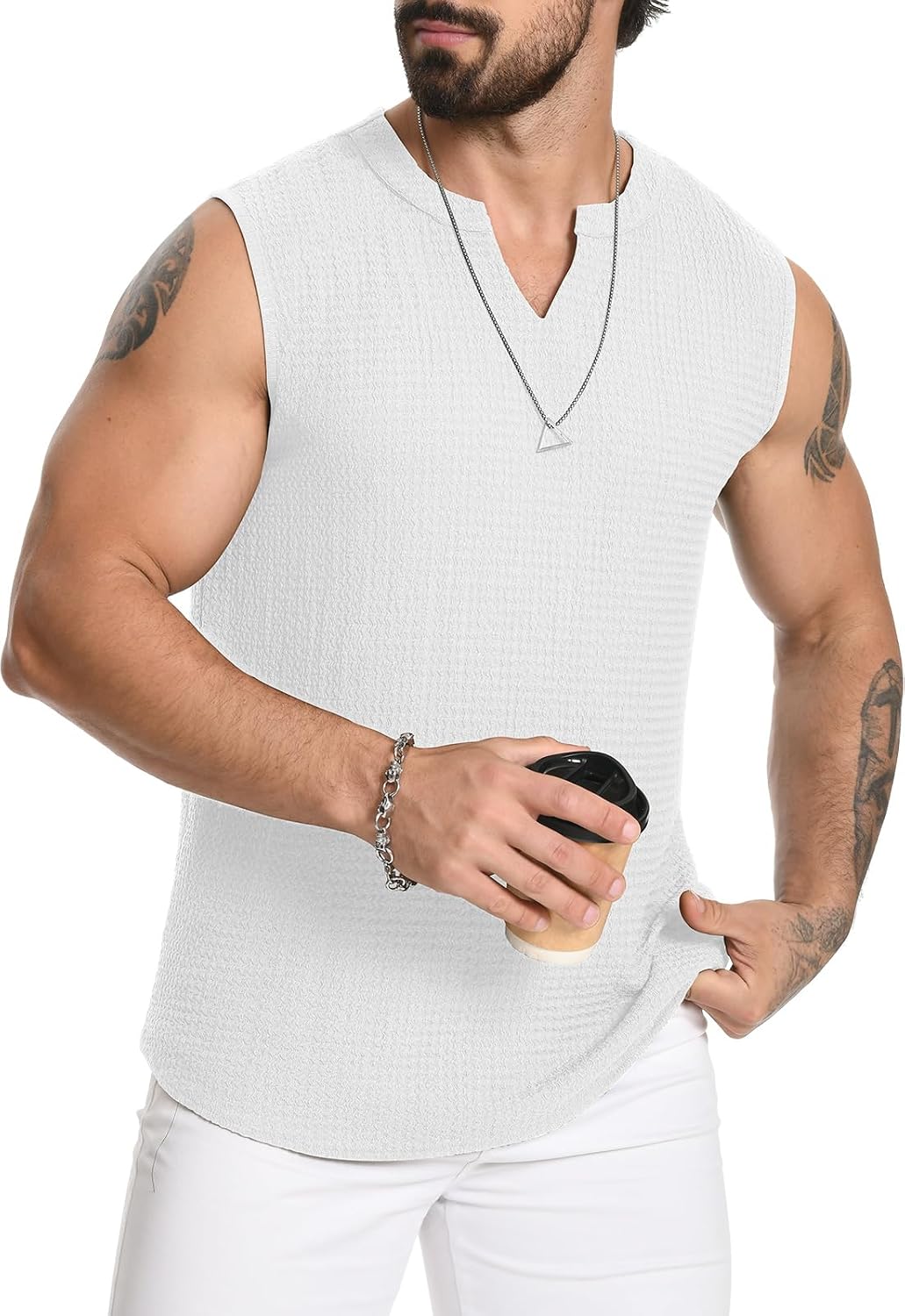 Thumbnail 3 de MLANM Men's Vests Athletic Tank Top