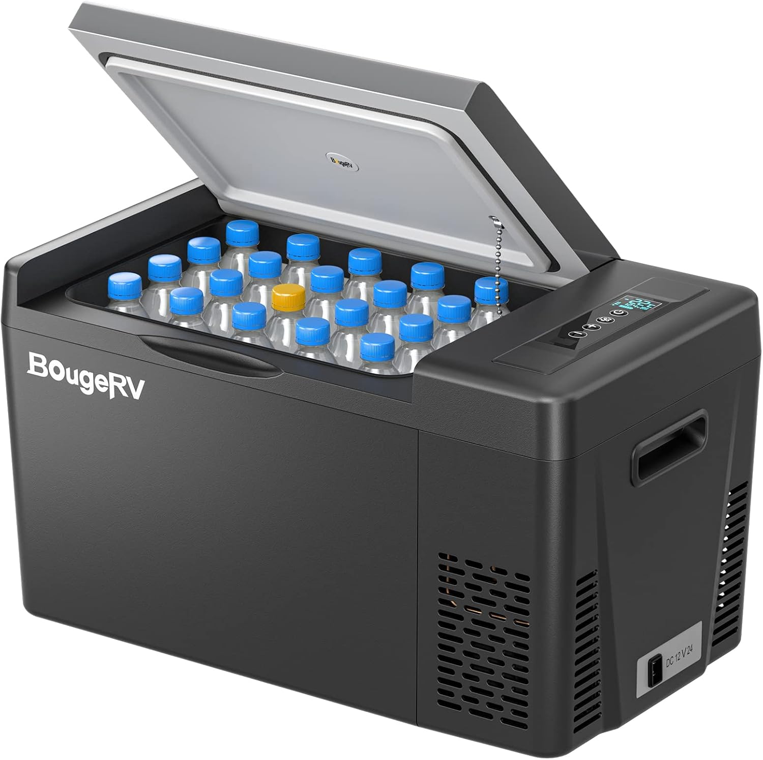 Detalle de BougeRV CR22 23-Quart Portable Refrigerator/Freezer, 12/24V DC and 110V AC