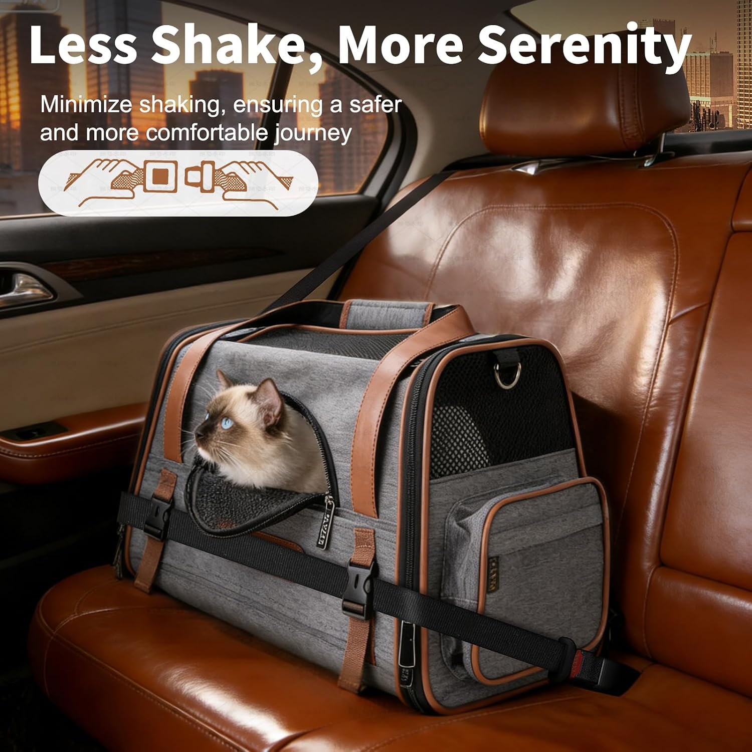 Detalle de Pet Carrier with 900D Oxford Fabric