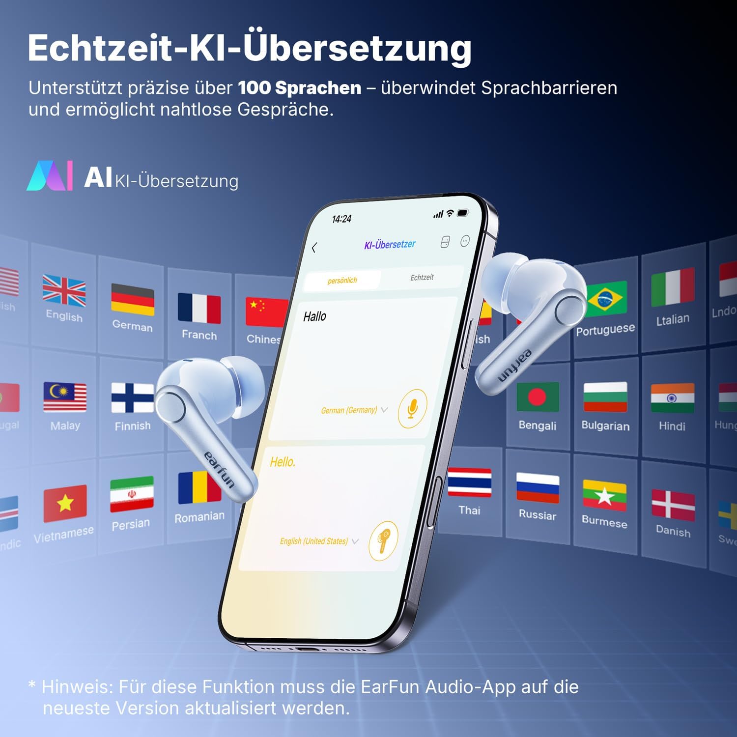 Thumbnail 5 de EarFun Air Pro 4+: Kompaktheit trifft High-Res Klang und Hybrid-ANC