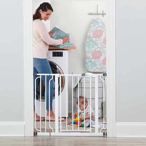 Detalle de Regalo Safety Easy Step Baby Gate for Doorways & Bottom of Stairs (73.6–95.5 cm) with Extension