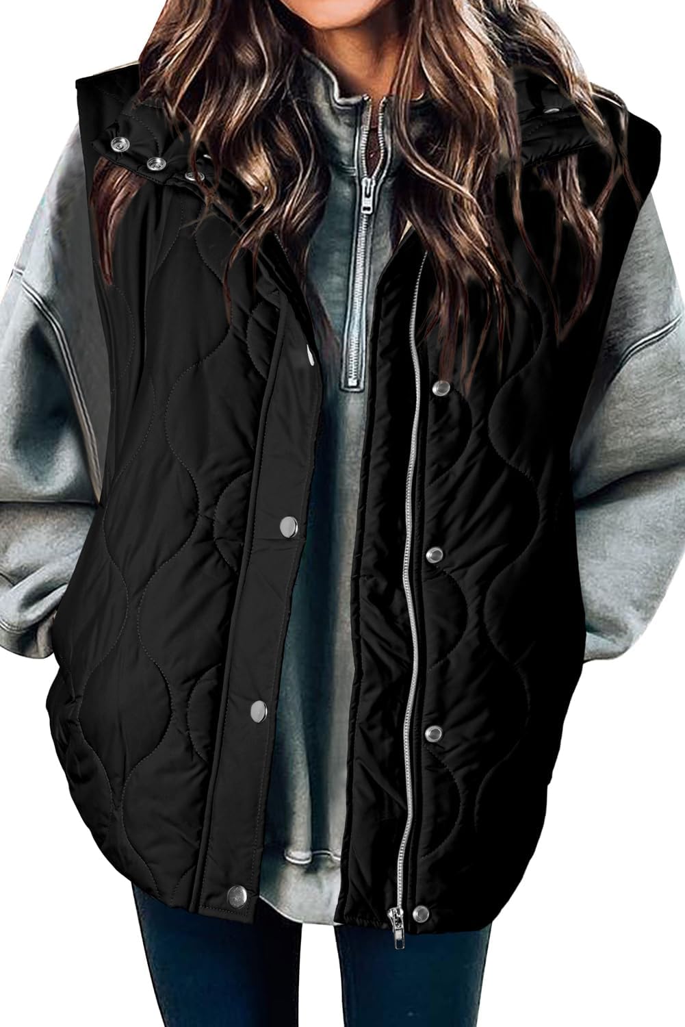 Detalle de EVALESS Cropped Puffer Vest 2025